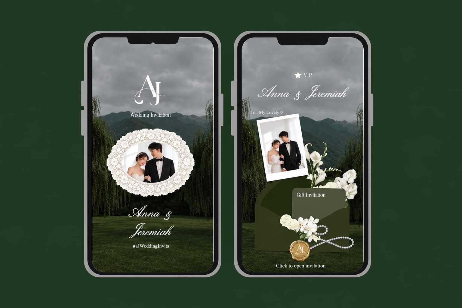 Undangan Digital Rustik Elegan V749